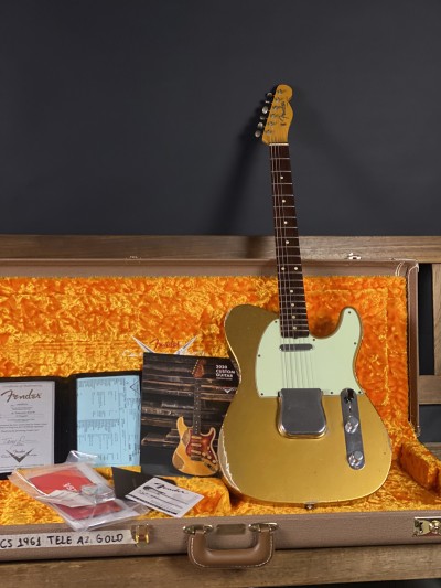 Fender 2020 Custom Shop 61 Telecaster Aged Aztec Gold